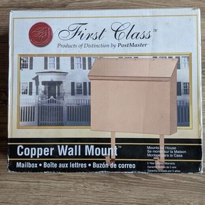Copper Wall Mount Mailbox